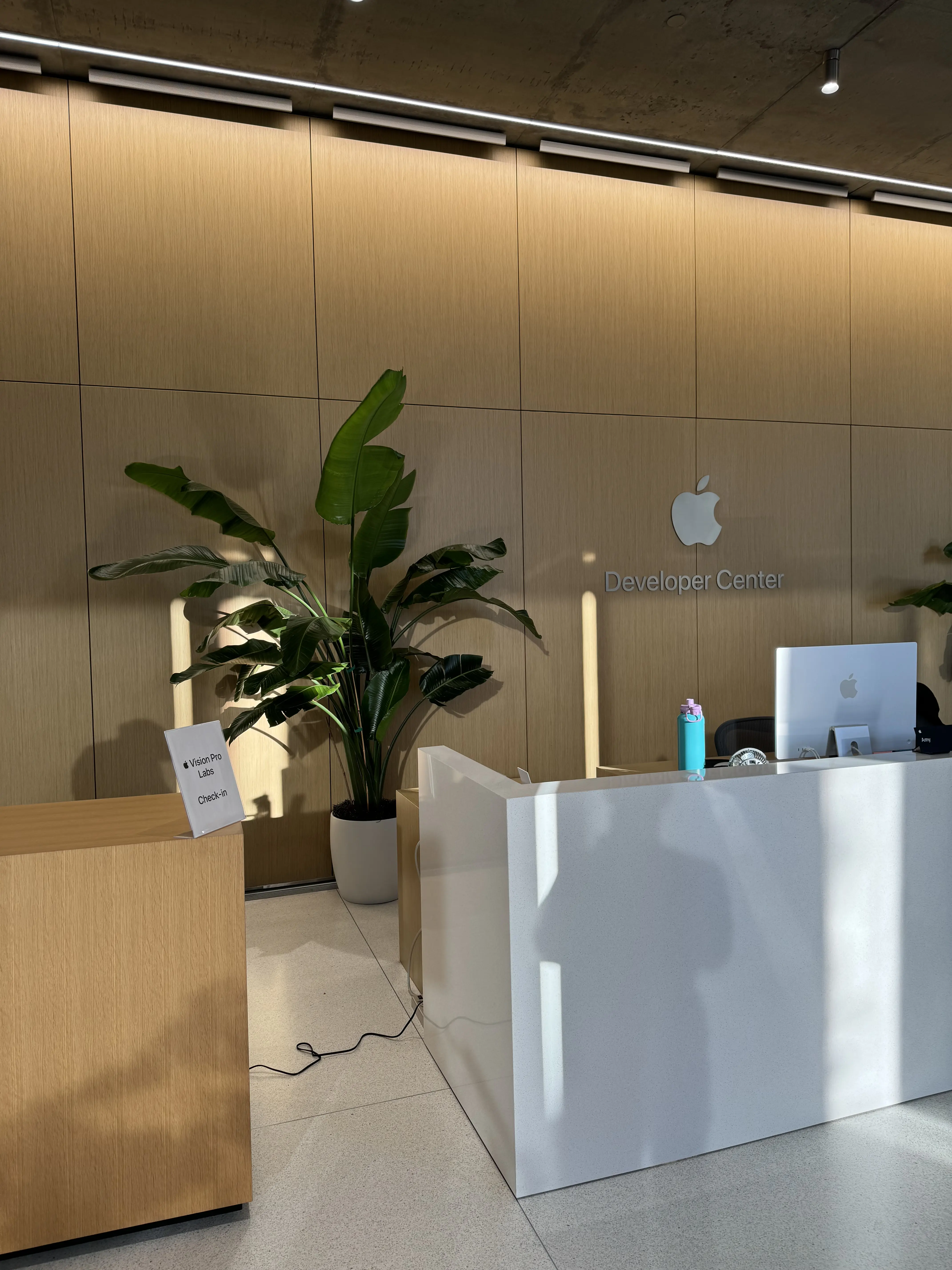 Apple's Developer Center Lobby in Cupertino