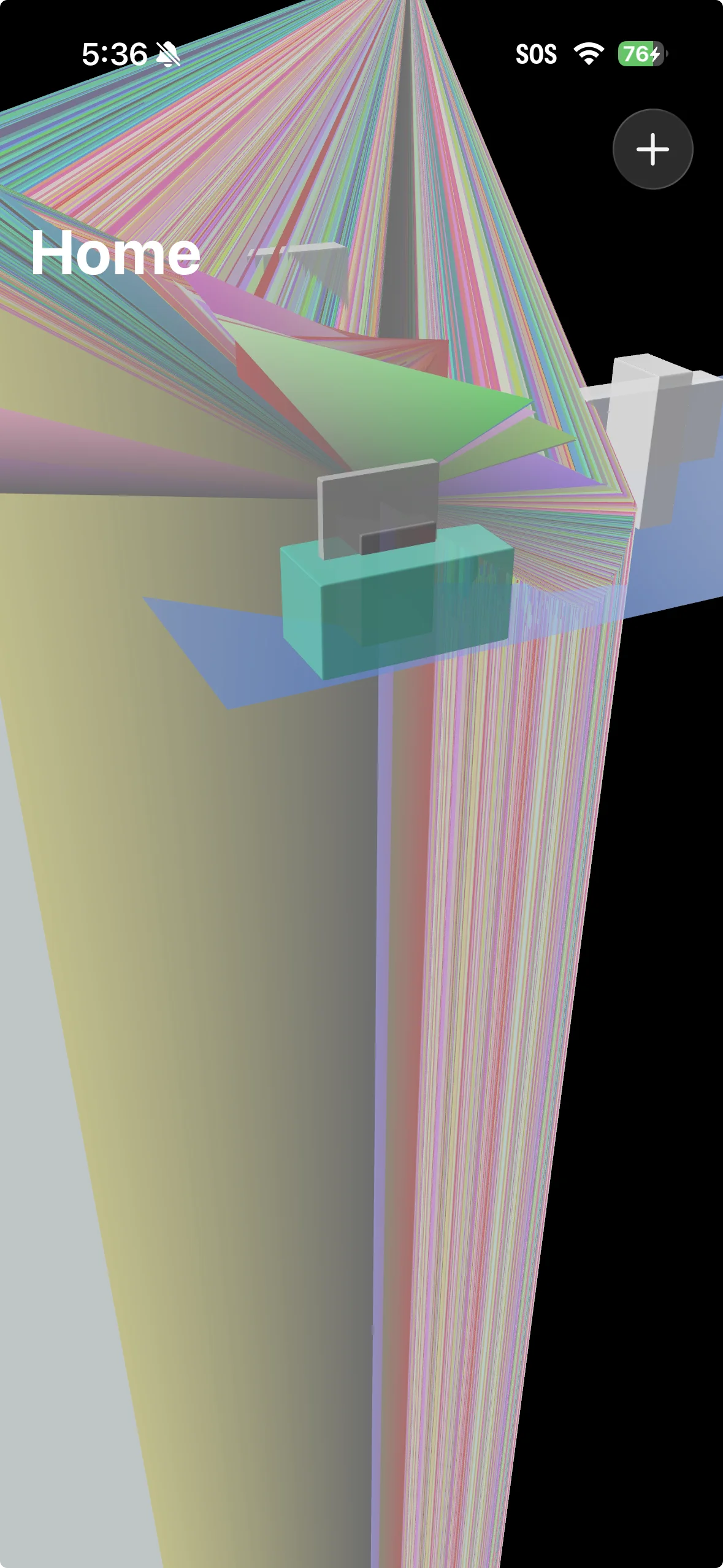 A streamed camera image gone wrong
